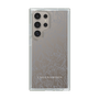 スリムプロテクションケース［ LAGUNAMOON - フラワーパターン - Clear×Grey ］
