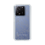 スリムプロテクションケース［ LAGUNAMOON - フラワーパターン - Clear×Grey ］