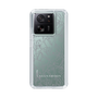 スリムプロテクションケース［ LAGUNAMOON - フラワーパターン - Clear×Grey ］