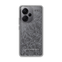 スリムプロテクションケース［ LAGUNAMOON - フラワーパターン - Clear×Grey ］