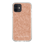スリムプロテクションケース［ LAGUNAMOON - フラワーパターン - Orange ］