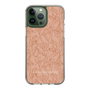 スリムプロテクションケース［ LAGUNAMOON - フラワーパターン - Orange ］