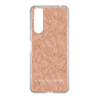 スリムプロテクションケース［ LAGUNAMOON - フラワーパターン - Orange ］
