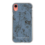 スリムプロテクションケース［ LAGUNAMOON - ボタニカル - Blue ］