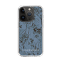 スリムプロテクションケース［ LAGUNAMOON - ボタニカル - Blue ］