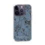 スリムプロテクションケース［ LAGUNAMOON - ボタニカル - Blue ］