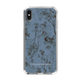 スリムプロテクションケース［ LAGUNAMOON - ボタニカル - Blue ］