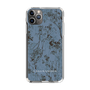 スリムプロテクションケース［ LAGUNAMOON - ボタニカル - Blue ］