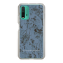 スリムプロテクションケース［ LAGUNAMOON - ボタニカル - Blue ］