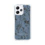 スリムプロテクションケース［ LAGUNAMOON - ボタニカル - Blue ］