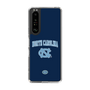 スリムプロテクションケース［ ノースカロライナ大学 - ロゴ - Navy ］