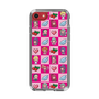 スリムプロテクションケース［ ツインエンジェル - ドットイラスト - ピンク ］