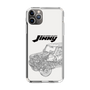 スリムプロテクションケース［ Jimny SUPER SUZY - Jimny Line drawing - White ］