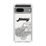 スリムプロテクションケース［ Jimny SUPER SUZY - Jimny Line drawing - White ］