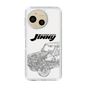 スリムプロテクションケース［ Jimny SUPER SUZY - Jimny Line drawing - White ］