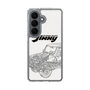 スリムプロテクションケース［ Jimny SUPER SUZY - Jimny Line drawing - White ］