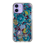 スリムプロテクションケース［ ANNA SUI - ガーデンフワラー - シアン ］
