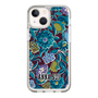 スリムプロテクションケース［ ANNA SUI - ガーデンフワラー - シアン ］