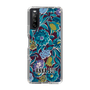 スリムプロテクションケース［ ANNA SUI - ガーデンフワラー - シアン ］