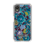 スリムプロテクションケース［ ANNA SUI - ガーデンフワラー - シアン ］