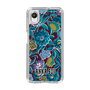 スリムプロテクションケース［ ANNA SUI - ガーデンフワラー - シアン ］