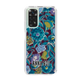 スリムプロテクションケース［ ANNA SUI - ガーデンフワラー - シアン ］