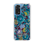 スリムプロテクションケース［ ANNA SUI - ガーデンフワラー - シアン ］