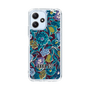 スリムプロテクションケース［ ANNA SUI - ガーデンフワラー - シアン ］