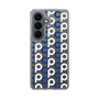 スリムプロテクションケース［ オリジナル - CASEPLAYイニシャル総柄 - ネイビー ］