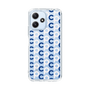 スリムプロテクションケース［ オリジナル - CASEPLAYイニシャル総柄 - ネイビー ］