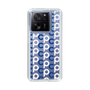 スリムプロテクションケース［ オリジナル - CASEPLAYイニシャル総柄 - ネイビー ］