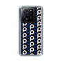 スリムプロテクションケース［ オリジナル - CASEPLAYイニシャル総柄 - ネイビー ］