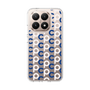 スリムプロテクションケース［ オリジナル - CASEPLAYイニシャル総柄 - ネイビー ］