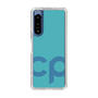 スリムプロテクションケース［ オリジナル - CASEPLAYイニシャル - ライトブルー ］