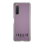 スリムプロテクションケース［ 100人10 - Logo horizontal - Clear ］