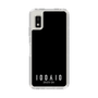 スリムプロテクションケース［ 100人10 - Logo horizontal - Black ］