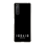 スリムプロテクションケース［ 100人10 - Logo horizontal - Black ］