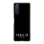 スリムプロテクションケース［ 100人10 - Logo horizontal - Black ］