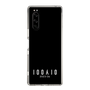 スリムプロテクションケース［ 100人10 - Logo horizontal - Black ］