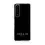 スリムプロテクションケース［ 100人10 - Logo horizontal - Gray ］