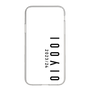 スリムプロテクションケース［ 100人10 - Logo vertical - Clear ］