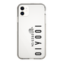 スリムプロテクションケース［ 100人10 - Logo vertical - Clear ］