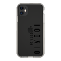 スリムプロテクションケース［ 100人10 - Logo vertical - Clear ］