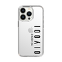 スリムプロテクションケース［ 100人10 - Logo vertical - Clear ］