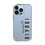 スリムプロテクションケース［ 100人10 - Logo vertical - Clear ］