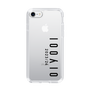 スリムプロテクションケース［ 100人10 - Logo vertical - Clear ］