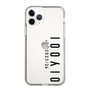 スリムプロテクションケース［ 100人10 - Logo vertical - Clear ］