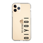 スリムプロテクションケース［ 100人10 - Logo vertical - Clear ］
