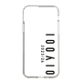 スリムプロテクションケース［ 100人10 - Logo vertical - Clear ］