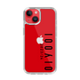 スリムプロテクションケース［ 100人10 - Logo vertical - Clear ］